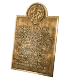 Commemorative Brass Plaque Plate CBP14